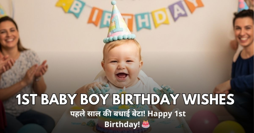 1st Birthday Wishes for Baby Boy