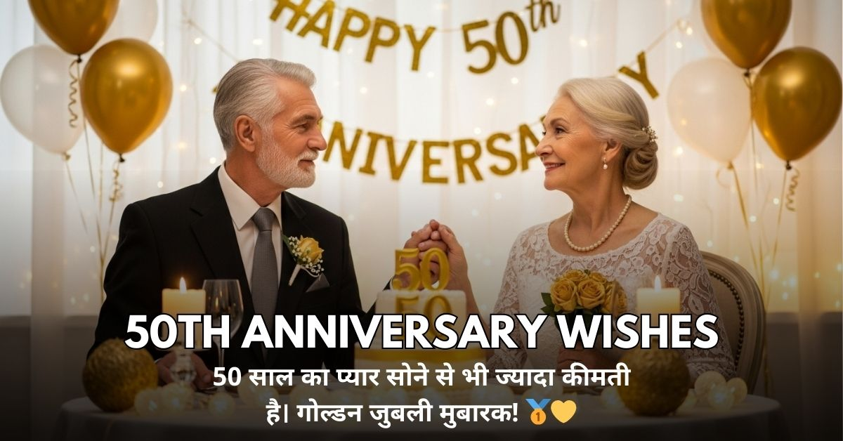 50th Anniversary Wishes