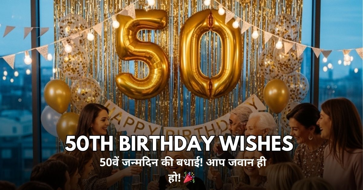 50th Birthday Wishes