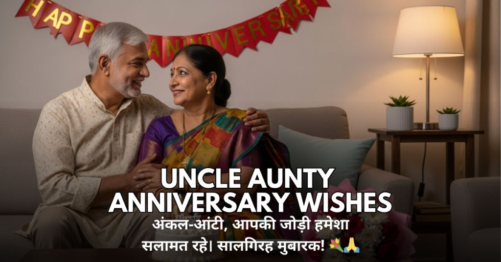 Anniversary Wishes for Uncle Aunty